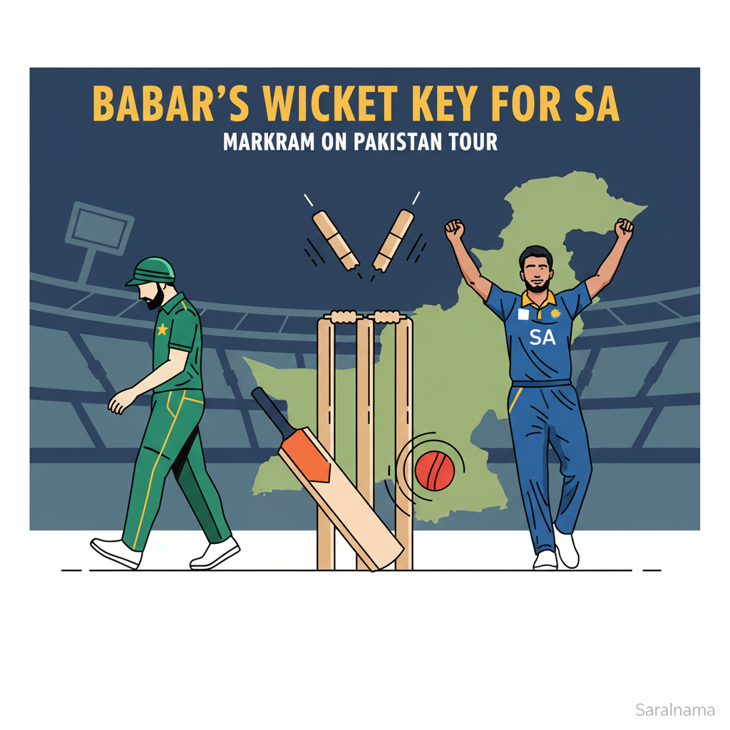 Babar's Wicket Key for SA: Markram on Pakistan Tour