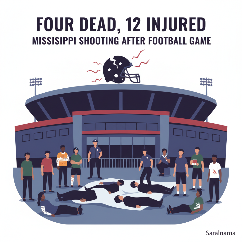 Four Dead, 12 Injured in Mississippi Shooting After Football Game