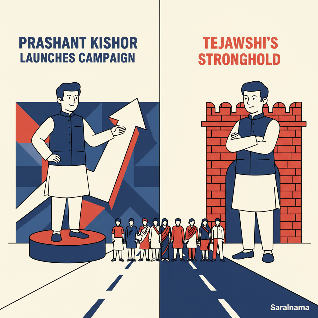 Prashant Kishor Launches Campaign in Tejashwi's Stronghold