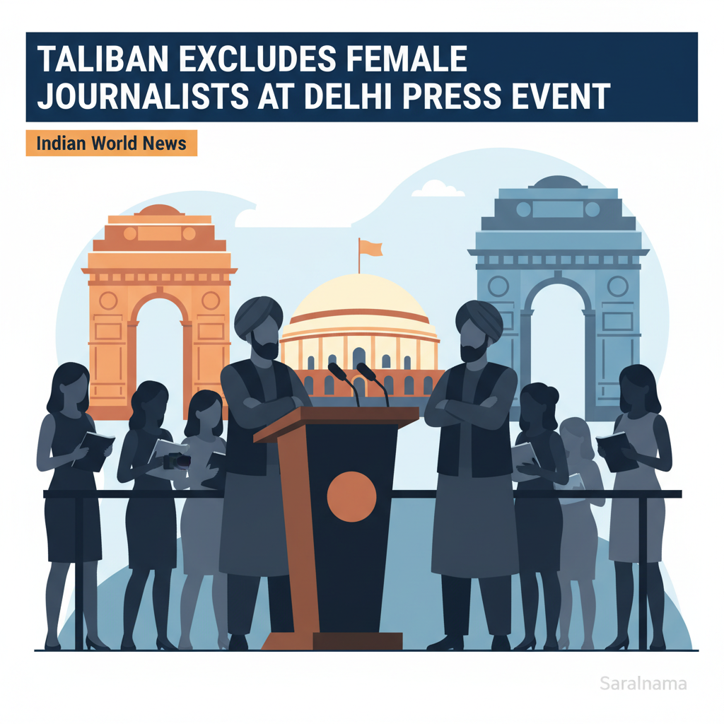 Taliban Excludes Female Journalists at Delhi Press Event