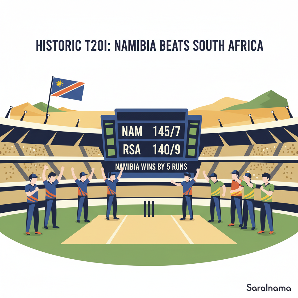 Namibia Beats South Africa in Historic T20I Match