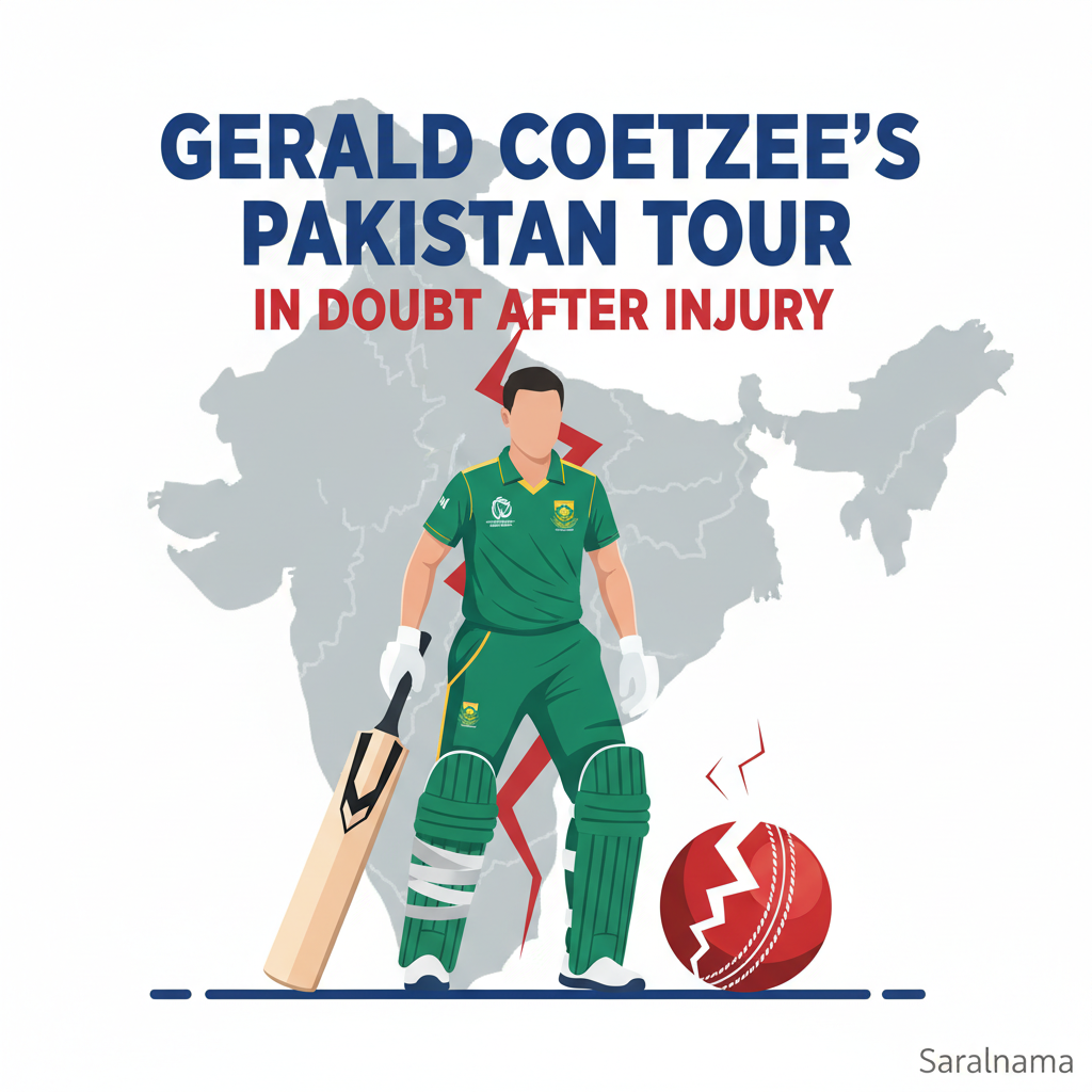 Gerald Coetzee's Pakistan Tour in Doubt After Injury