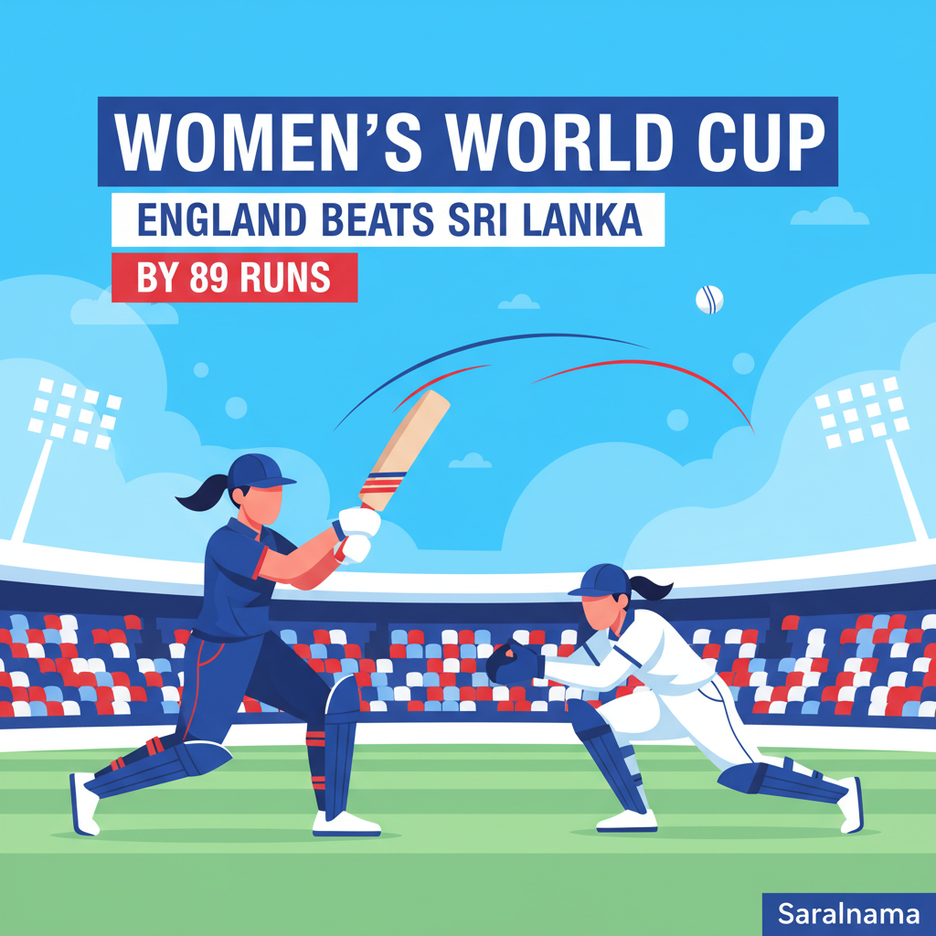 Women's World Cup: England Beats Sri Lanka by 89 Runs