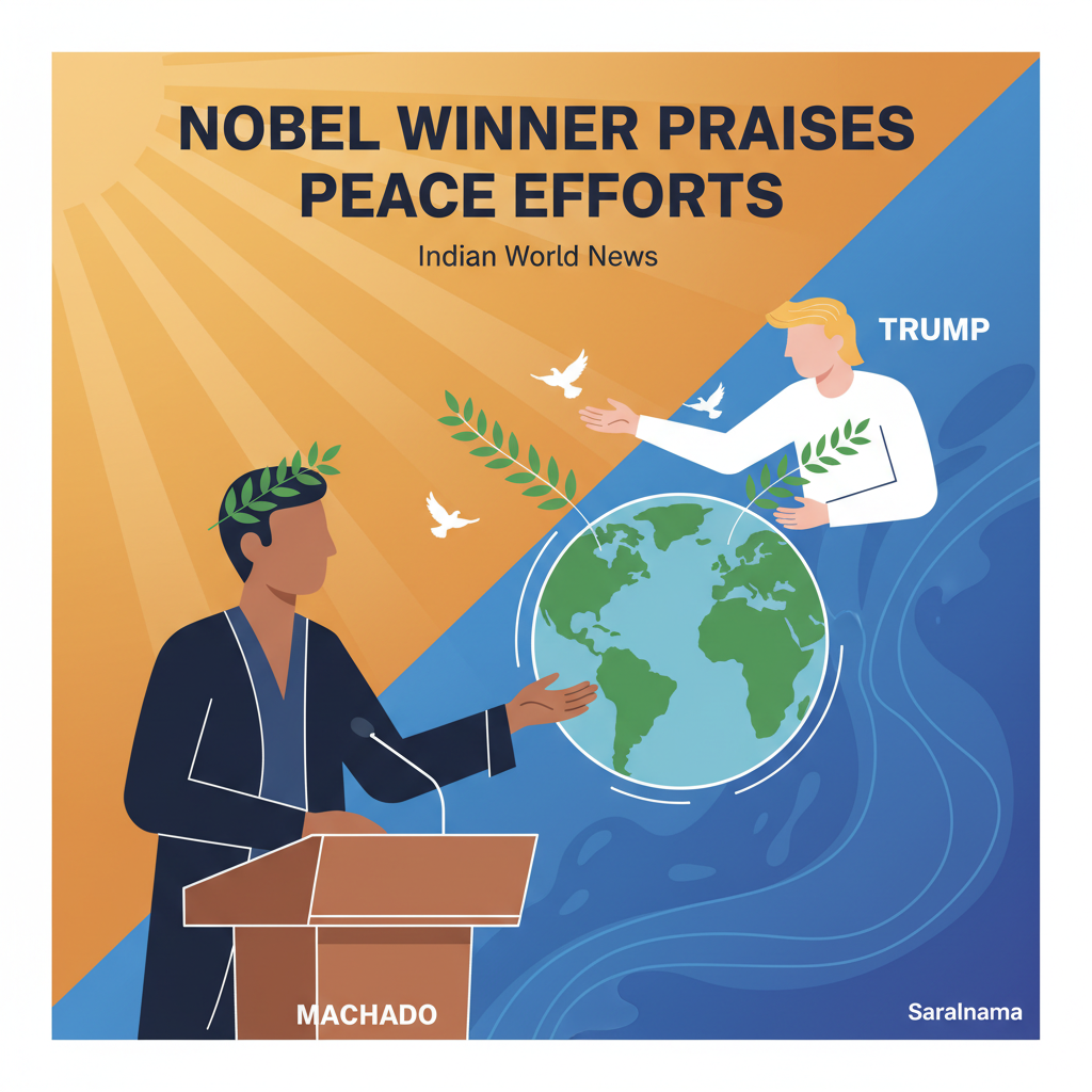 Nobel Winner Machado Praises Trump's Peace Efforts