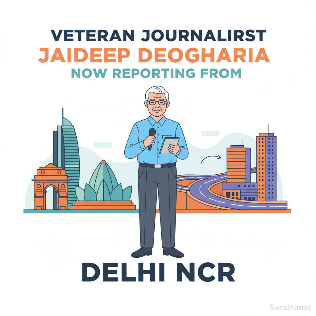 Veteran Journalist Jaideep Deogharia Now Reporting from Delhi NCR
