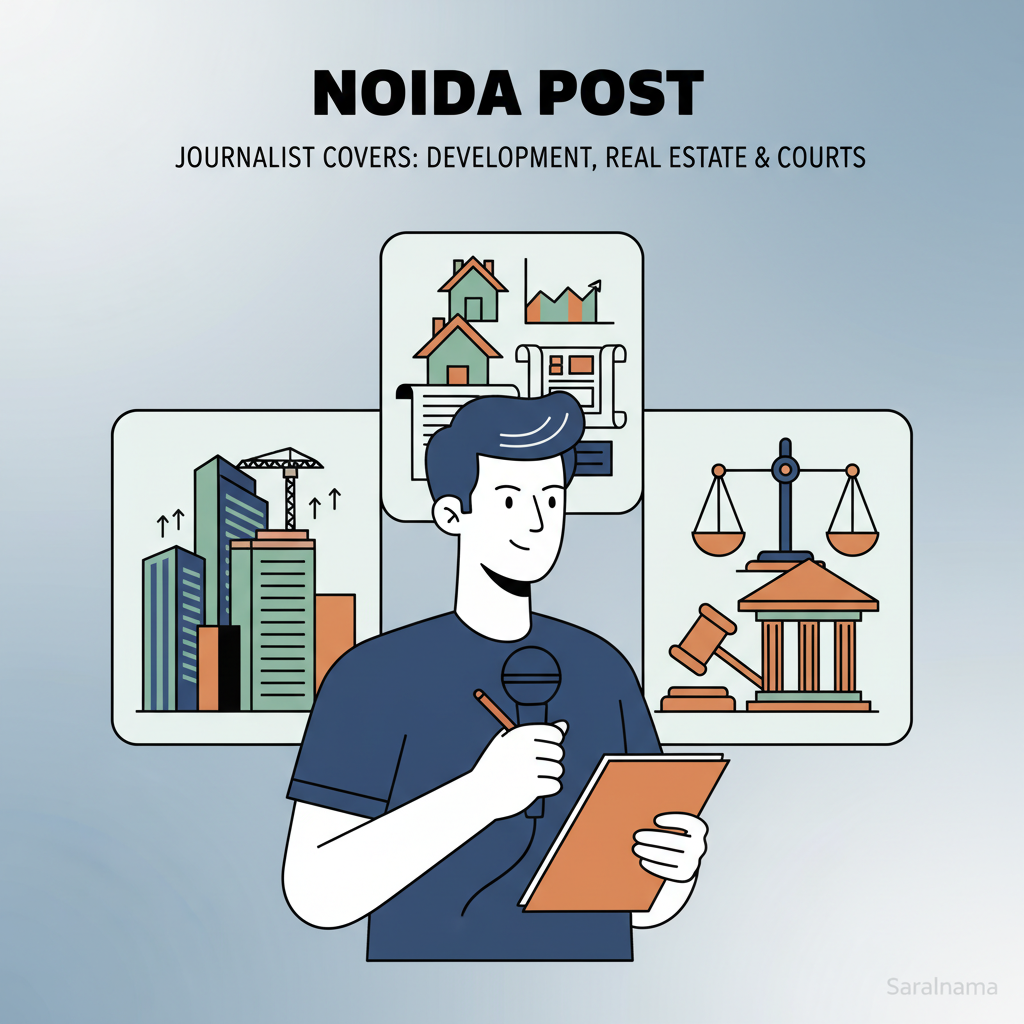 Noida Journalist Covers Development, Real Estate, and Courts