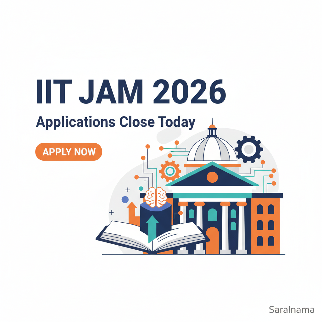 IIT JAM 2026 Applications Close Today: Apply Now