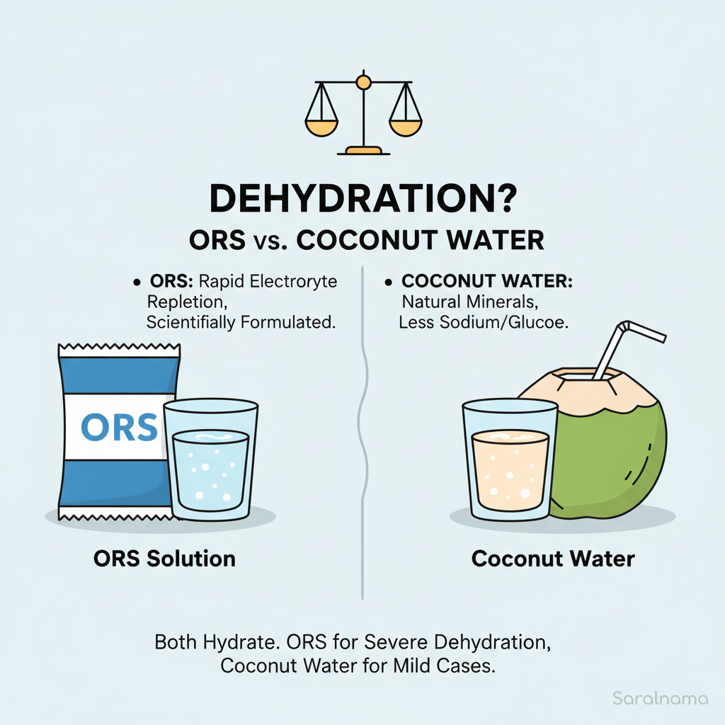 ORS vs Coconut Water: Best Option for Dehydration