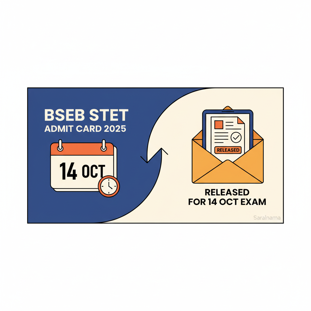 BSEB STET Admit Card 2025 Released for 14 Oct Exam