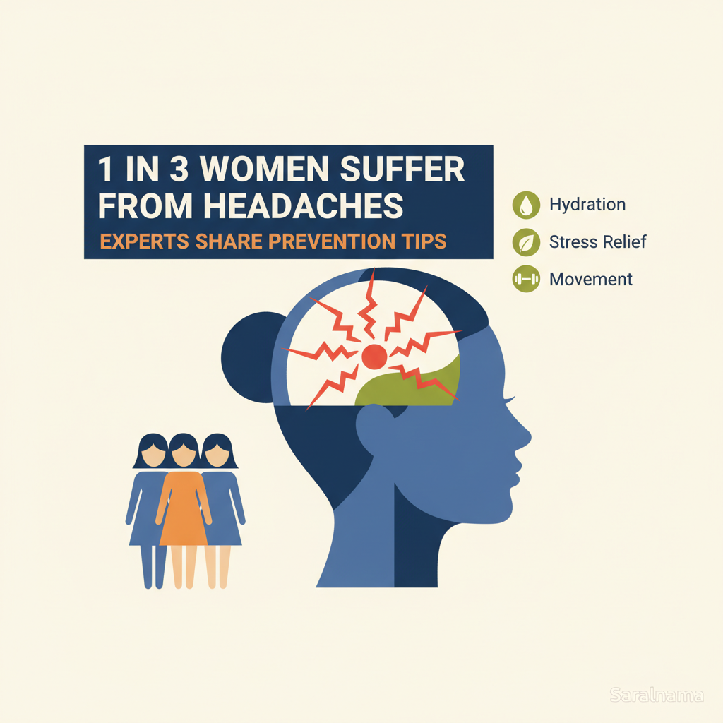 1 in 3 Women Suffer from Headaches: Experts Share Prevention Tips