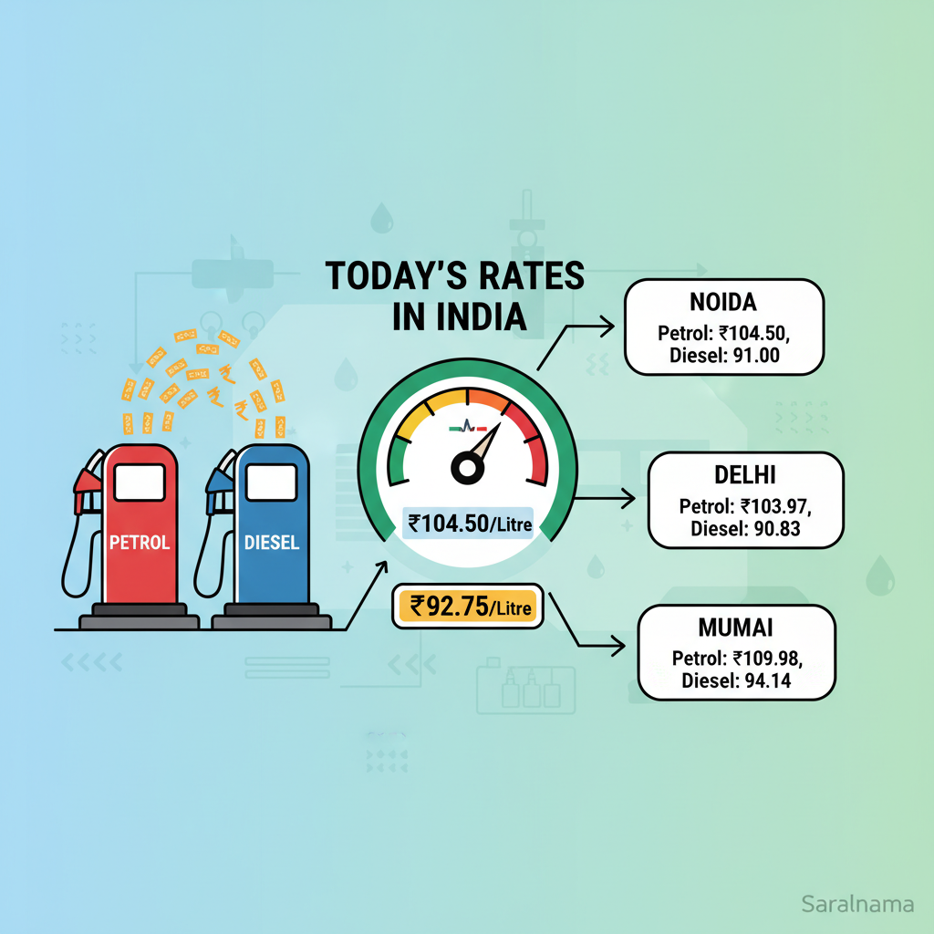 Petrol Diesel Prices Today: Check Rates in Major Indian Cities