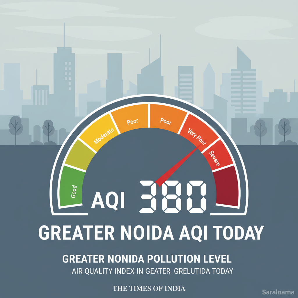 Greater Noida AQI Today | Greater Noida Pollution Level | Air Quality Index in Greater Noida Today - The Times of India