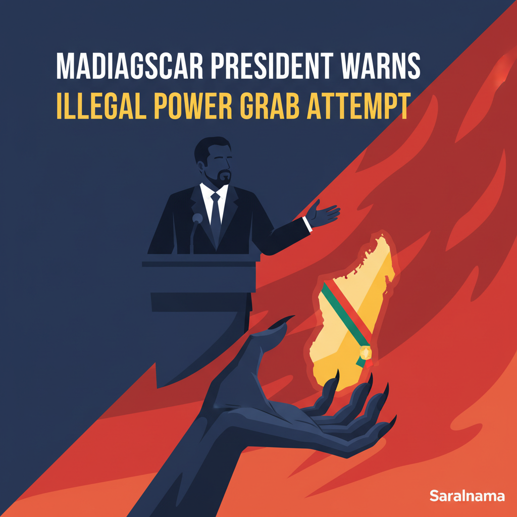 Madagascar President Warns of Illegal Power Grab Attempt