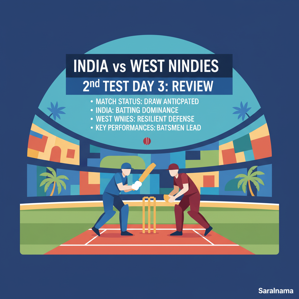 India vs West Indies: 2nd Test Day 3 Review