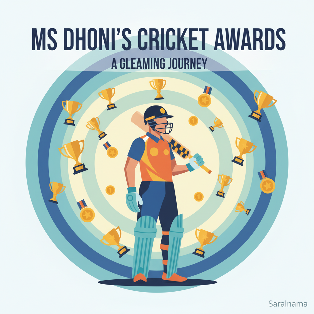 MS Dhoni's Cricket Awards: A Glittering Career
