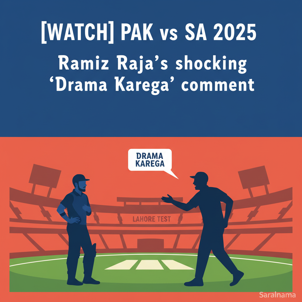 [WATCH] PAK vs SA 2025: Ramiz Raja&#x27;s shocking &#x27;Drama Karega&#x27; comment on Babar Azam in Lahore Test goes viral