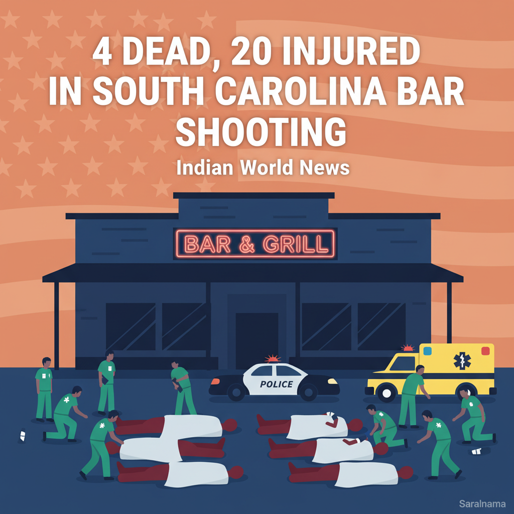 4 Dead, 20 Injured in South Carolina Bar Shooting