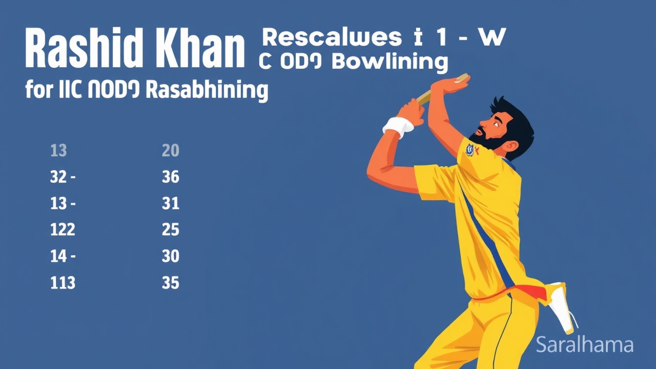 Rashid Khan Reclaims Top Spot in ICC ODI Bowling Rankings