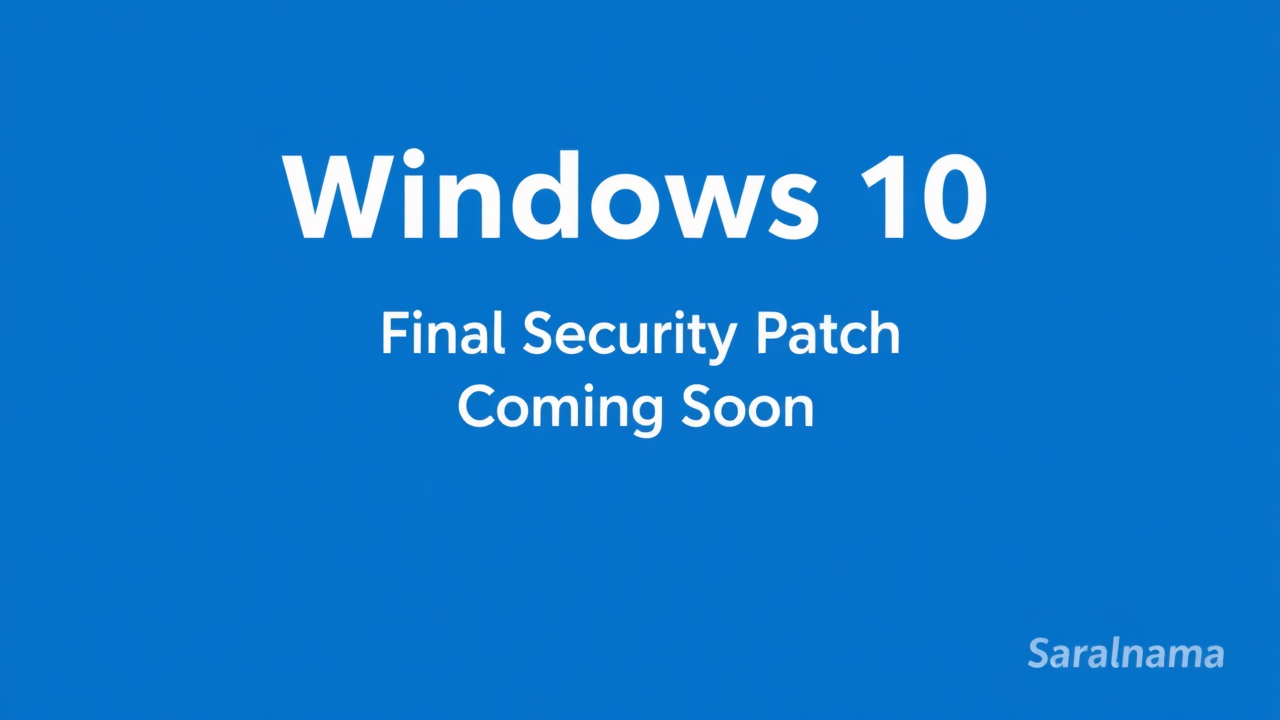 Windows 10 Support Ends: Final Security Patch Coming Soon