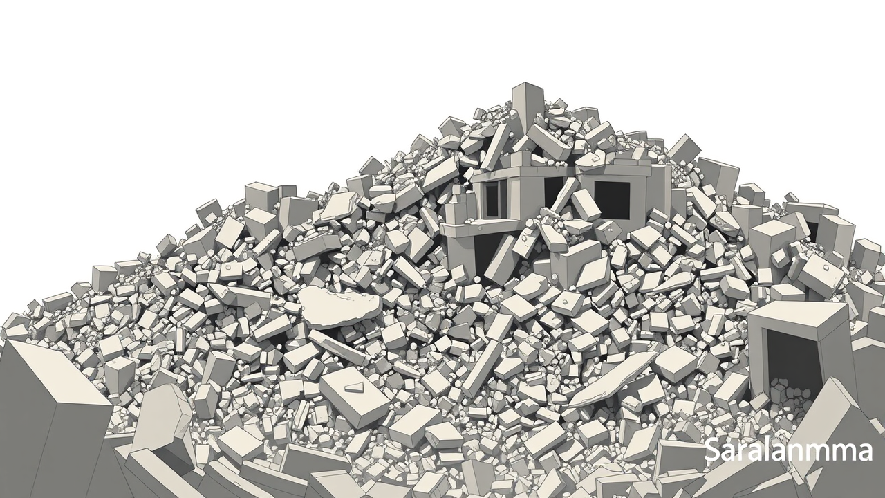 60 Million Tonnes of Rubble: Gaza's Massive Rebuilding Task