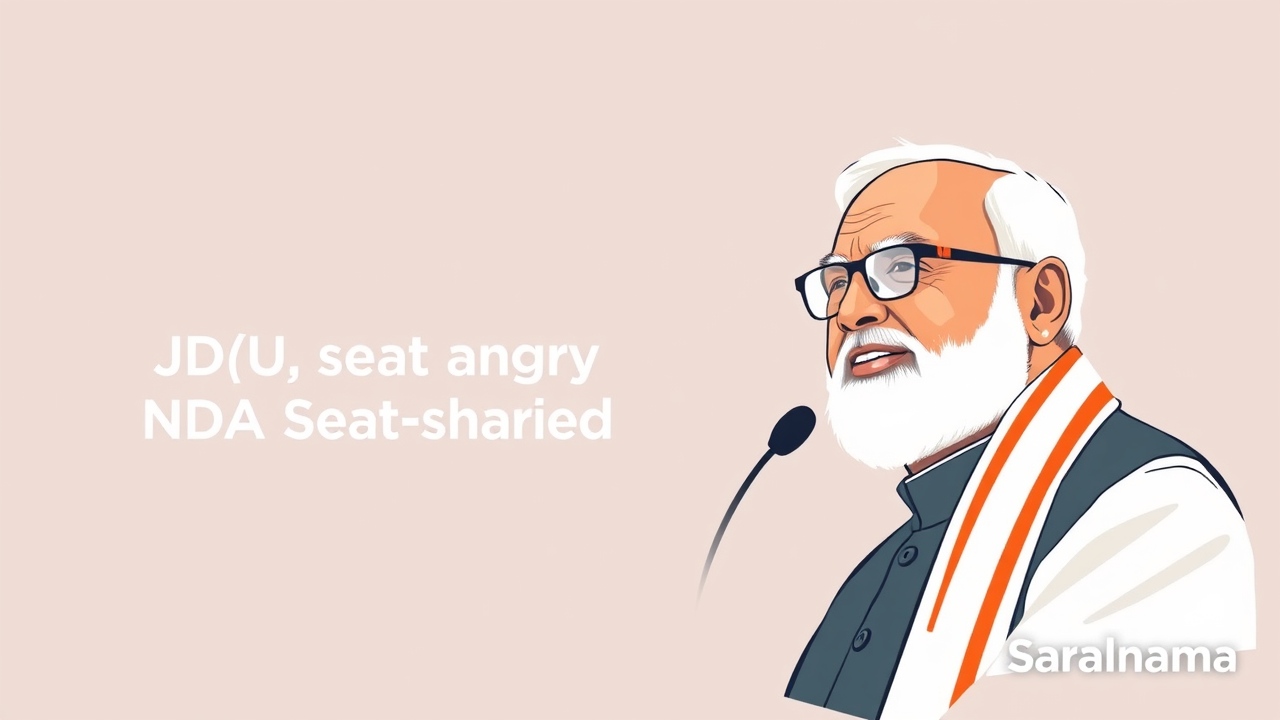 JD(U) Leader: Nitish Kumar Not Angry, NDA Seat-Sharing Settled