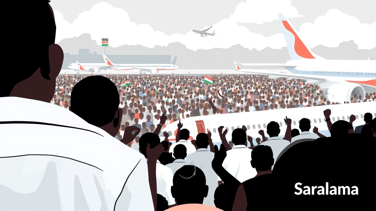 Kenyan Airport Closed as Crowds Gather for Raila Odinga
