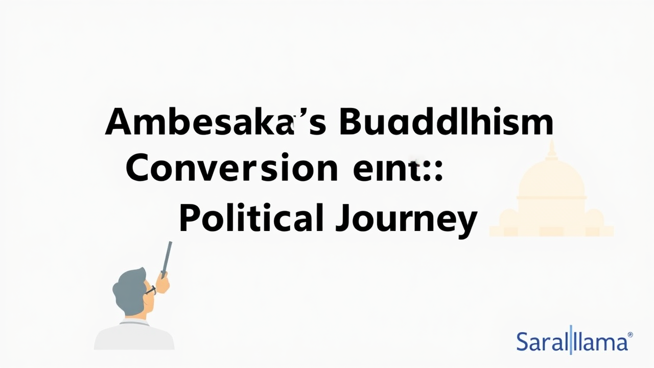 Ambedkar's Buddhism Conversion: A Political Journey