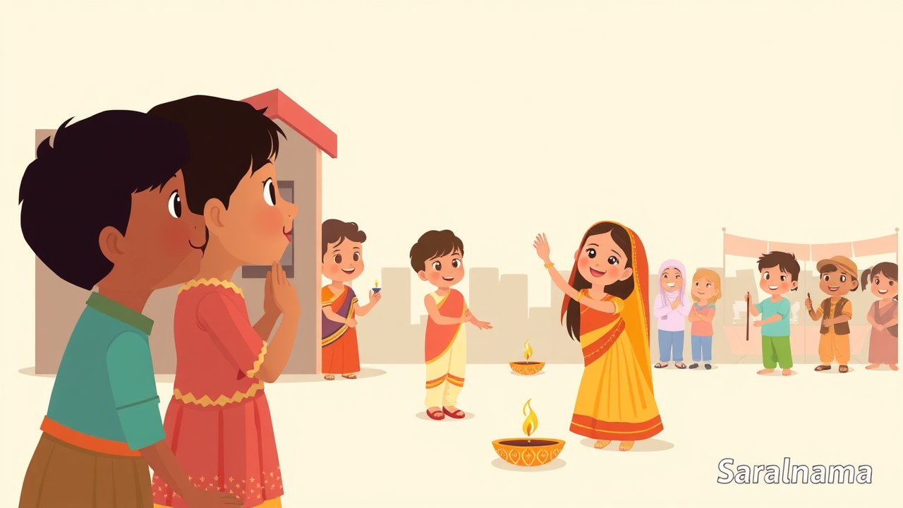 200 Kids Present Tableau at Sheikhpura Diwali Festival