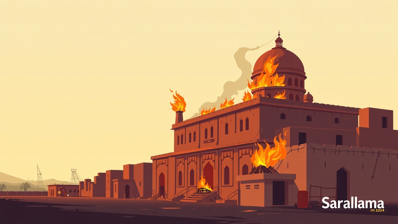 8-Hour Fire at Jodhpur Oil Paint Warehouse