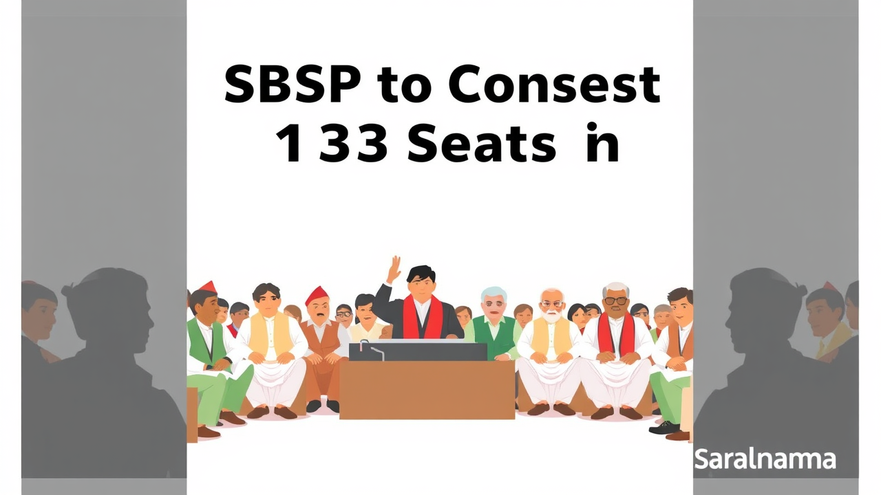 SBSP to Contest 153 Seats in Bihar Assembly Elections