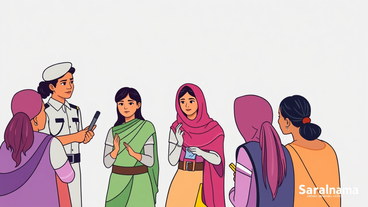 1090 Helpline: Ghatampur Police Educate Girls on Rights