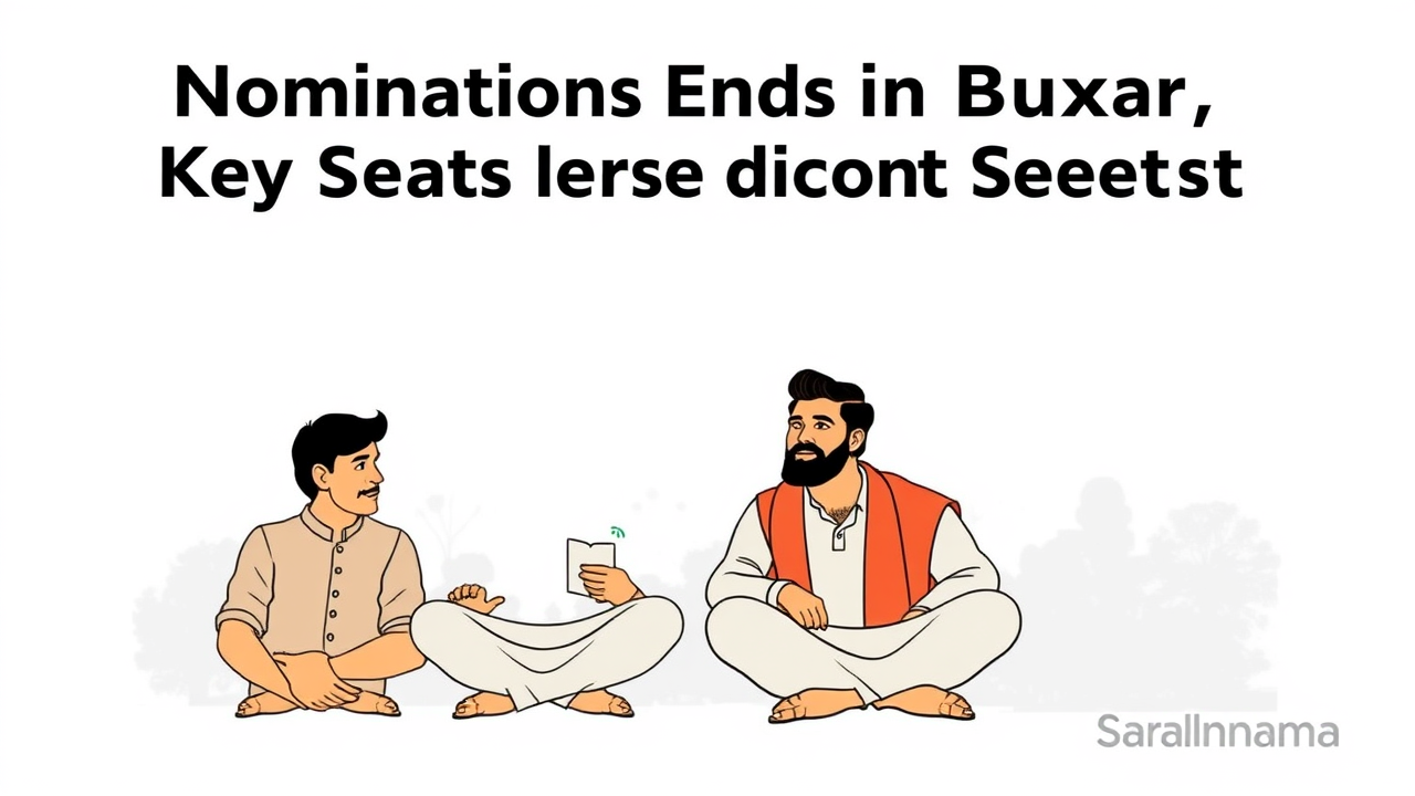 Nominations End in Buxar, Key Seats See Direct Contests