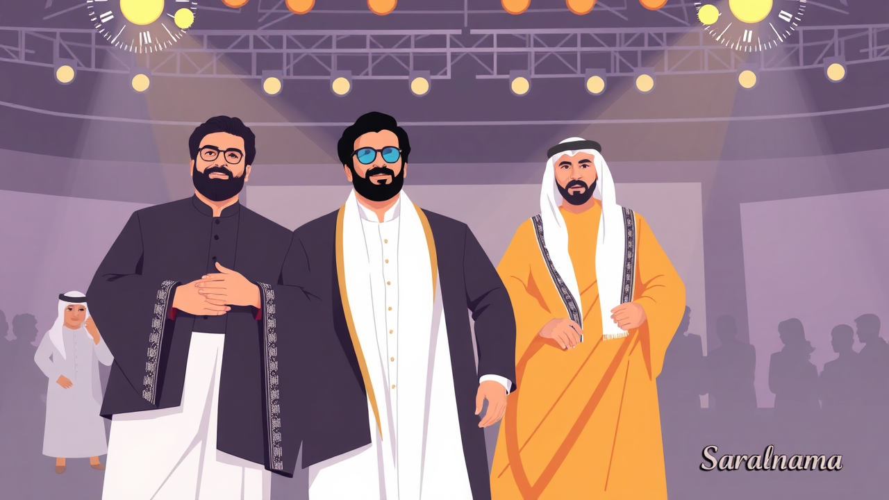 3 Khans Unite on Stage at Riyadh Event