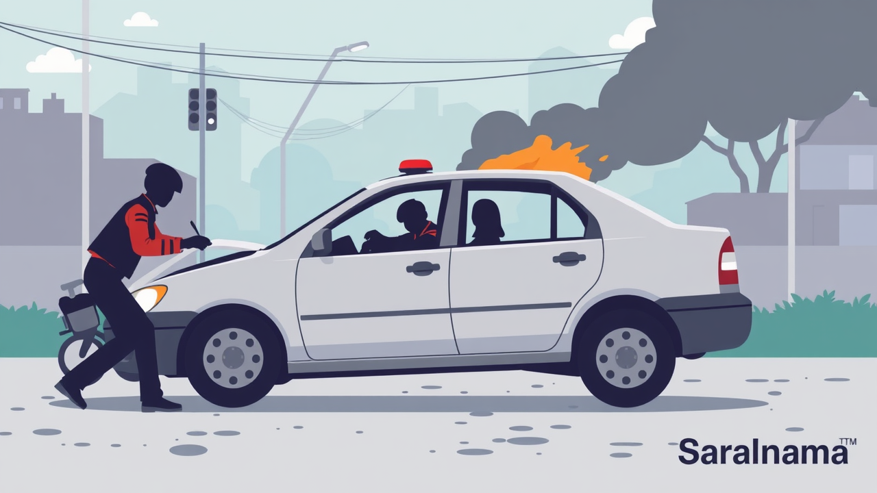 8 Injured as Car Goes on Rampage in Ambala