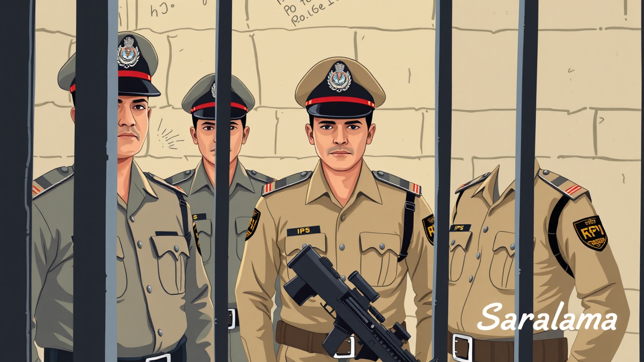 Three IPS Officers Among Inmates in Burail Jail