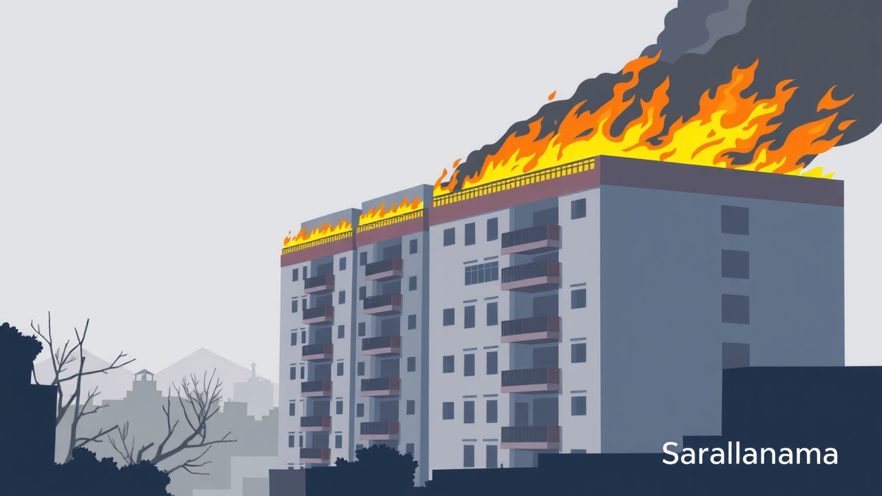 Fire Breaks Out in Delhi's Brahmaputra Apartment for MPs