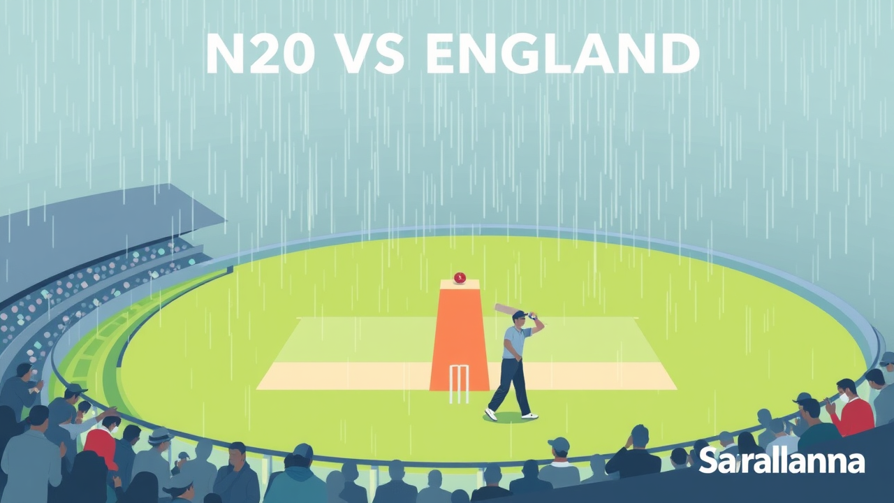 NZ vs England T20 Match Abandoned Due to Rain
