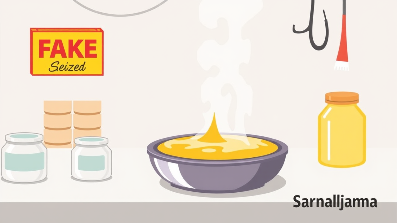 Fake Ghee Seized in Jabalpur: Shop Sealed, Owner Arrested