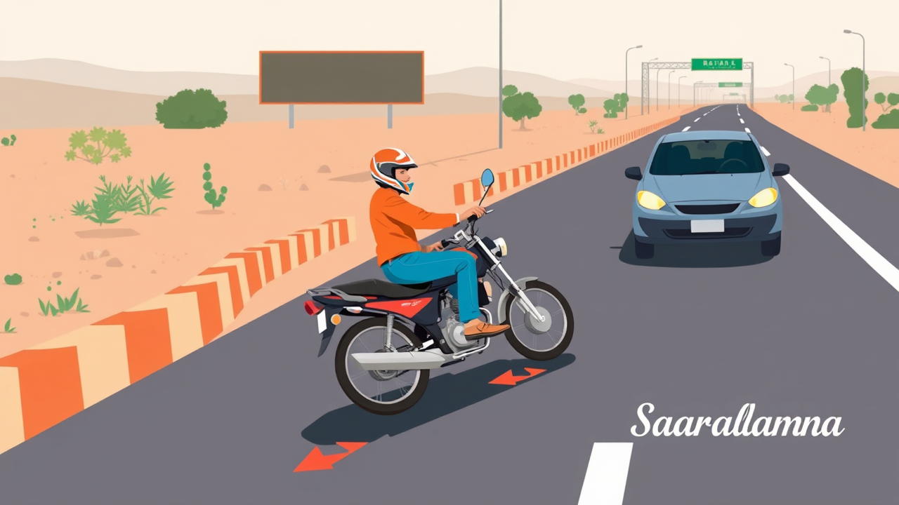 Bike Rider Injured in Hit-and-Run on Pushkar Highway