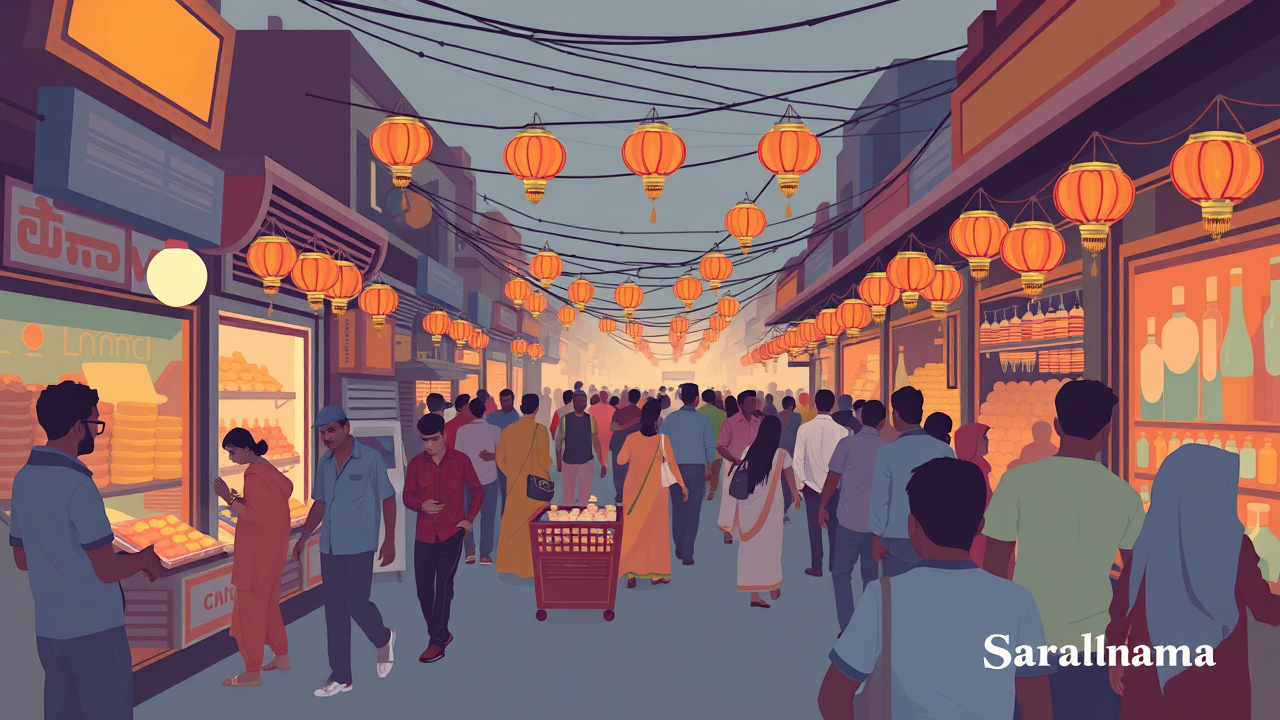Dhanteras Shopping Frenzy in Gadhpura Market