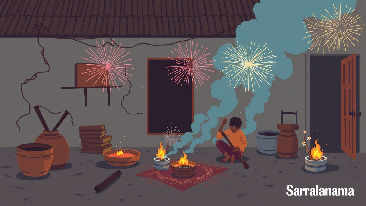 Illegal Firecrackers Seized in Dhamtari Home