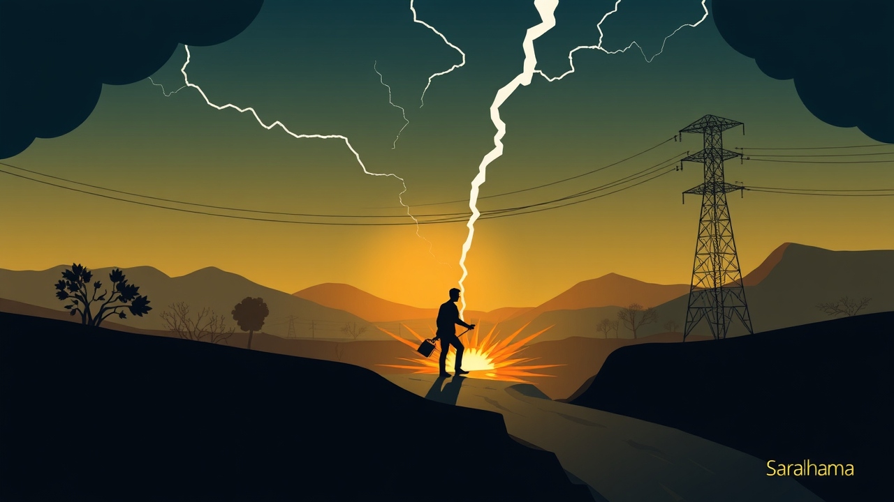 11,000 Volt Shock Injures Man in Kotputli Accident