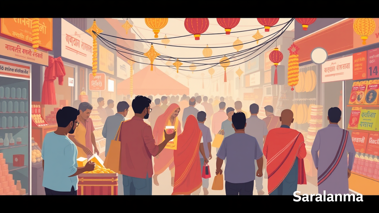 Dhanteras Shopping Frenzy in Ramanujganj Markets