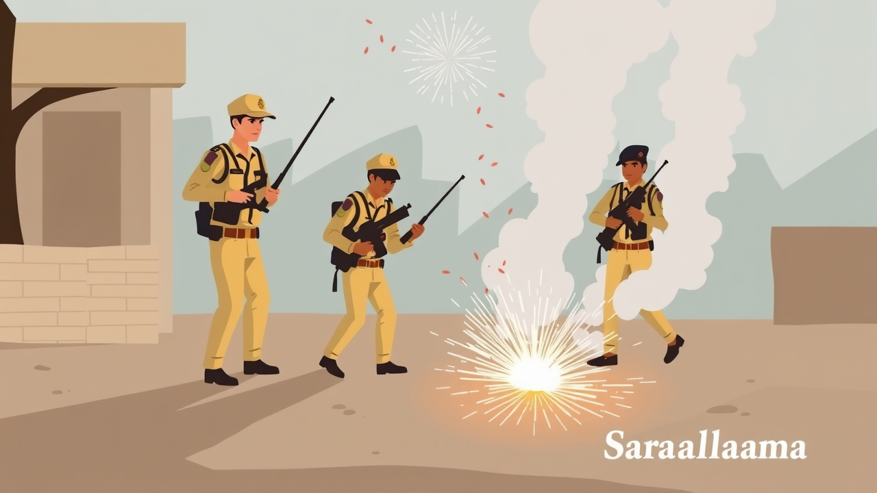 Police Arrest Youth with Illegal Firecrackers in Kalanaur