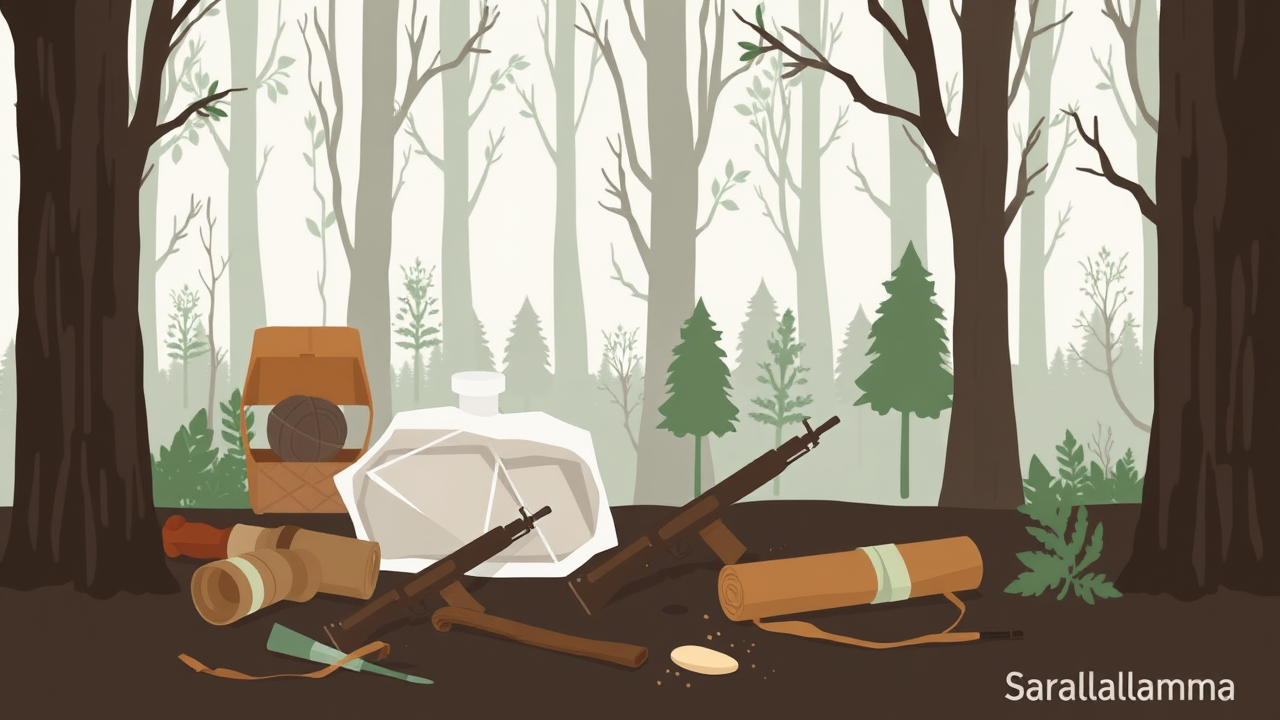 Naxal Materials Seized in Jharkhand Forest Operation