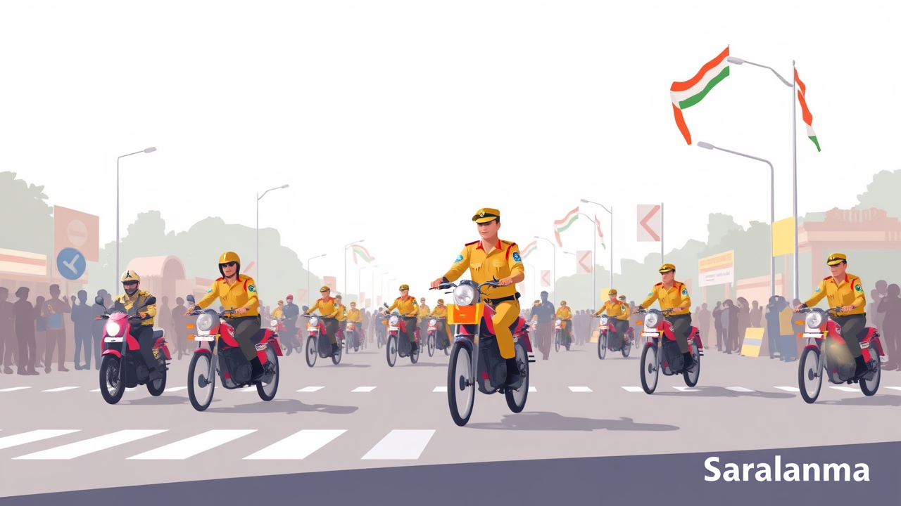 Lucknow Police Memorial Day Parade: Traffic Diversions