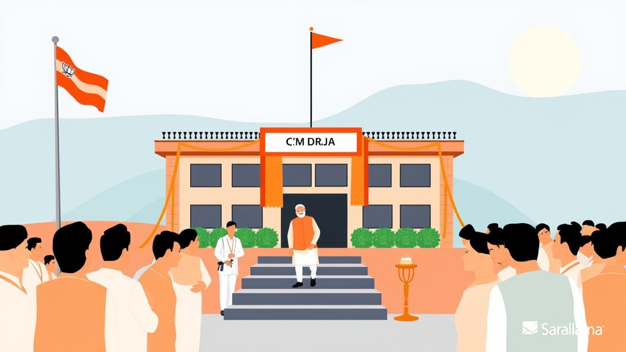 CM Opens BJP Office in Roorkee, Urges Local Product Support