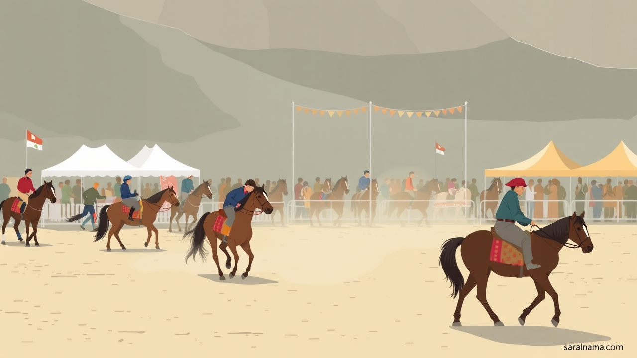 Horse Exhibition at Lavi Fair in Rampur, Himachal Pradesh