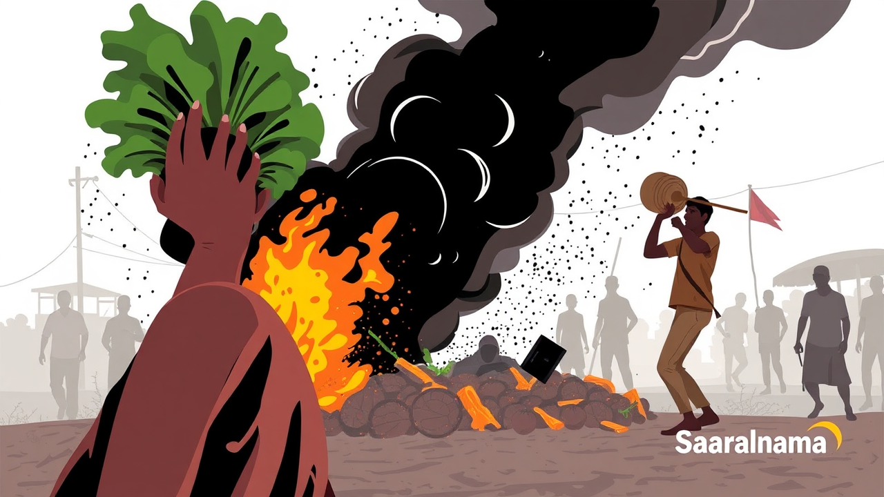 Violent Clash at Jamua Vegetable Market in Giridih