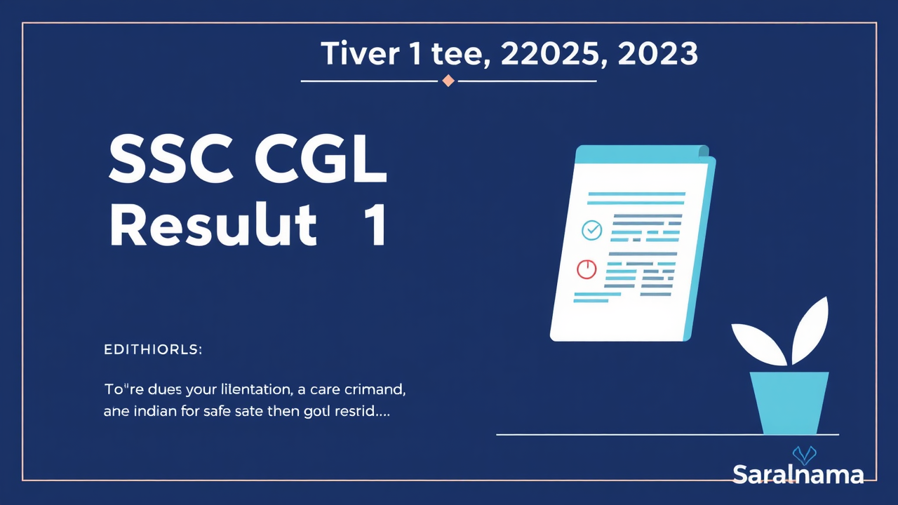 SSC CGL Tier 1 Result 2025: Dates, Scorecard, and Selection Process
